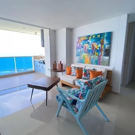 Spectacular Ocean Front View Apartment Cartagena